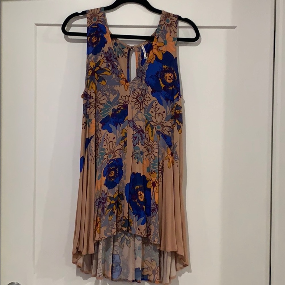 Free People Floral Swing Tunic Dress